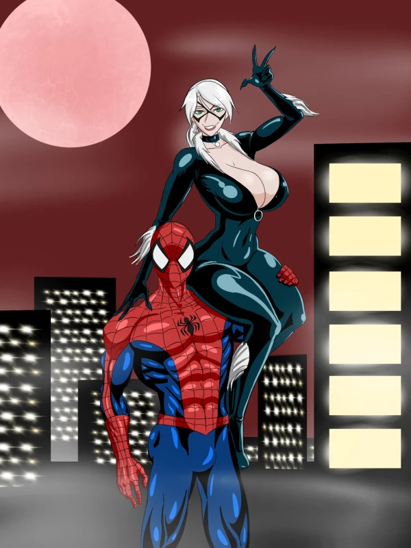 black cat (marvel),felicia hardy,peter parker,spider-man