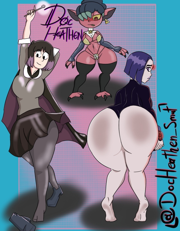kaisa (hilda),kikimora (the owl house),rachel roth,raven (dc)