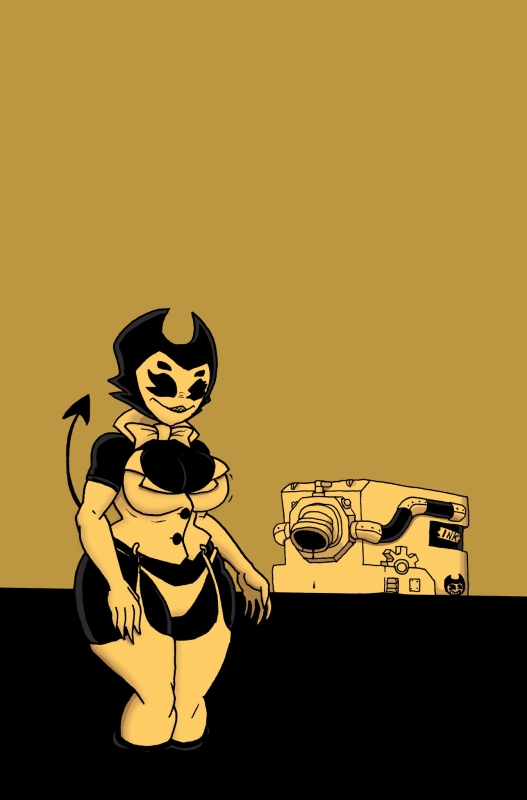 bendy,bendy fem,bendy the dancing demon,darling (cally3d),ink demon