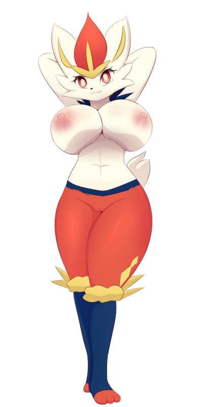 cinderace,female cinderace,generation 8 pokemon,pokémon (species)