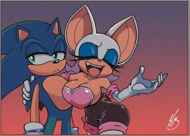 mobian (species),rouge the bat,sonic the hedgehog