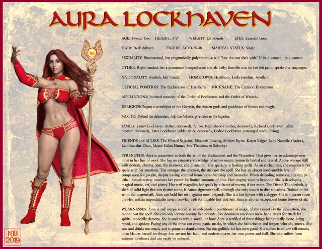 aura lockhaven,original character