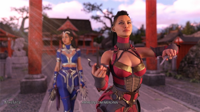 kitana,mileena