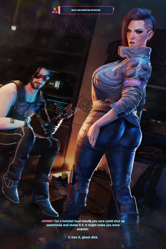 johnny silverhand,v (cyberpunk 2077),valerie (cyberpunk 2077)