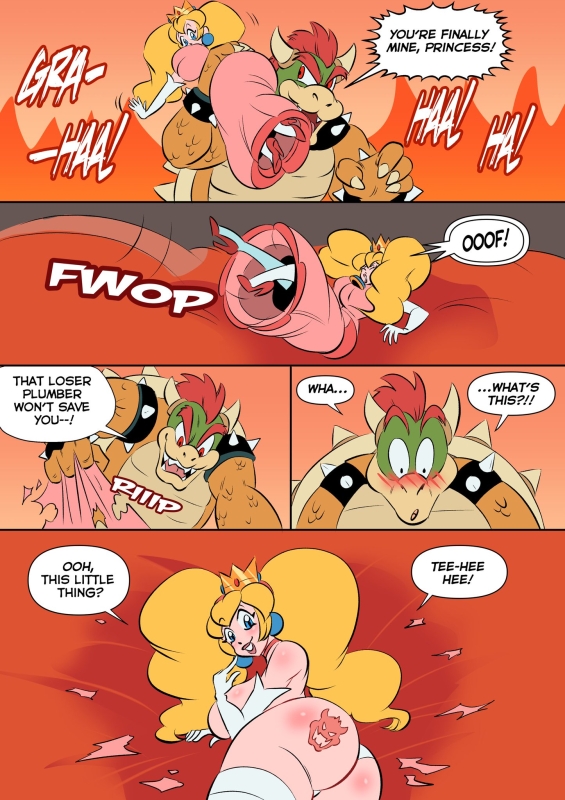 bowser,princess peach