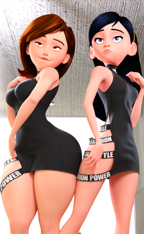 elastigirl,helen parr,violet parr
