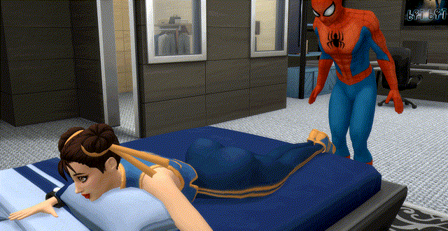 chun-li,peter parker,spider-man