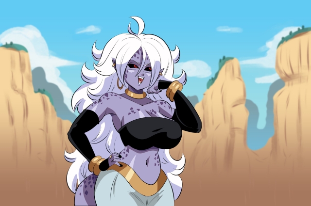 android 21,android 21 (evil),majin android 21,vomi (dragon ball)