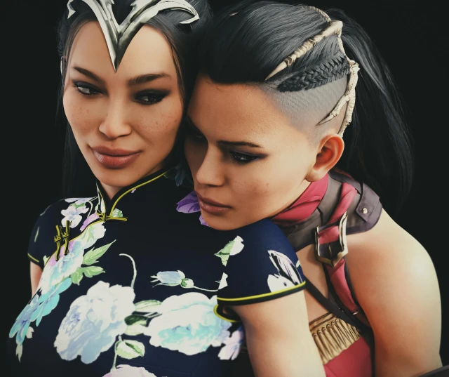 kitana,mileena