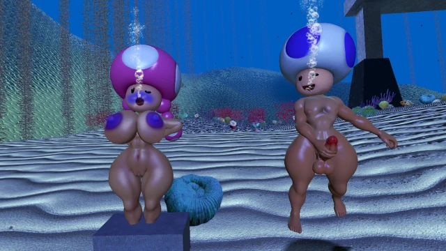 toad (mario),toadette