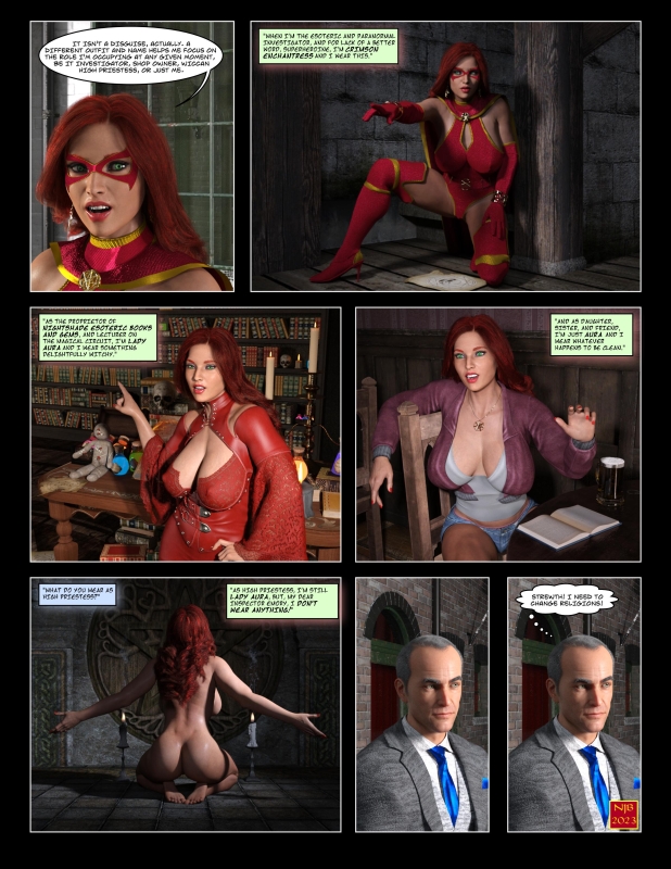 aura lockhaven,crimson enchantress,original character