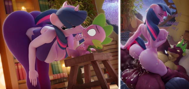 spike (mlp),twilight sparkle (mlp)