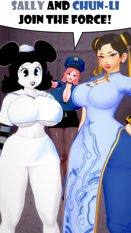 alana (kaoskatsu),chun-li,original character,sally mcboing