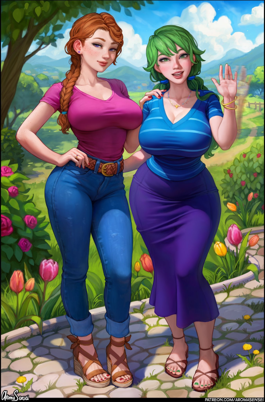 caroline (stardew valley),jodi (stardew valley)