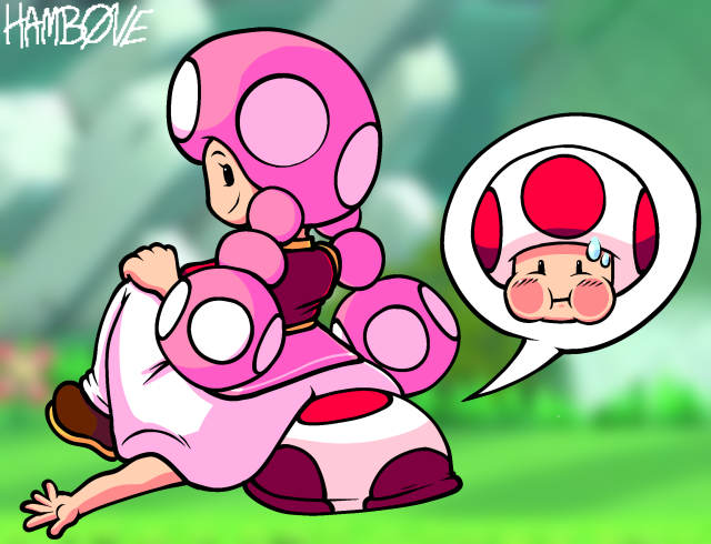 toad (mario),toadette