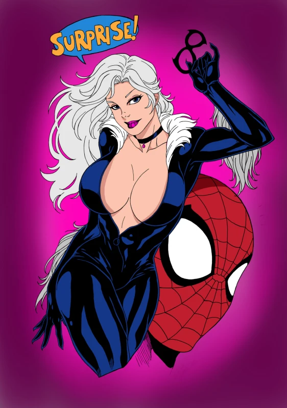 black cat (marvel),felicia hardy,peter parker,spider-man