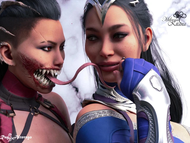 kitana,mileena