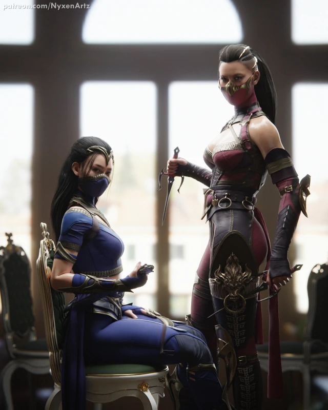 kitana,mileena