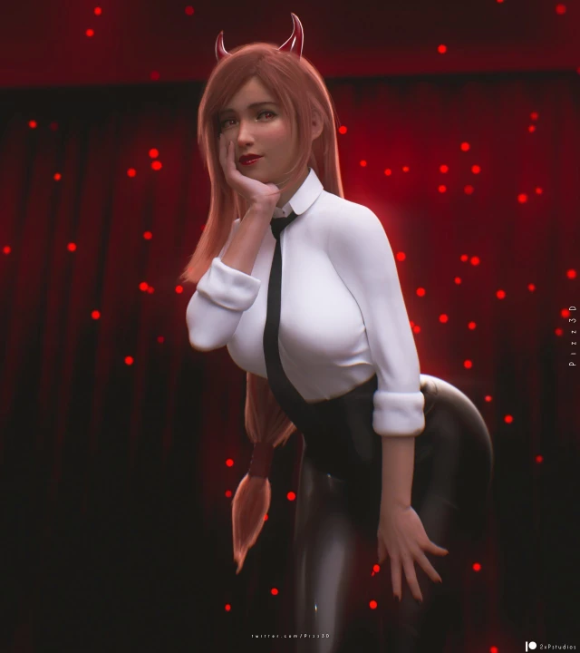power (chainsaw man) (cosplay),tifa lockhart