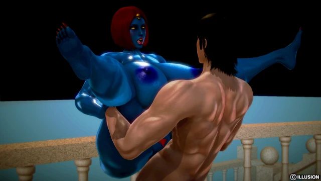 mystique,original character,raven darkholme