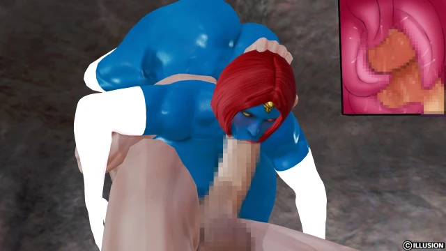 mystique,original character,raven darkholme