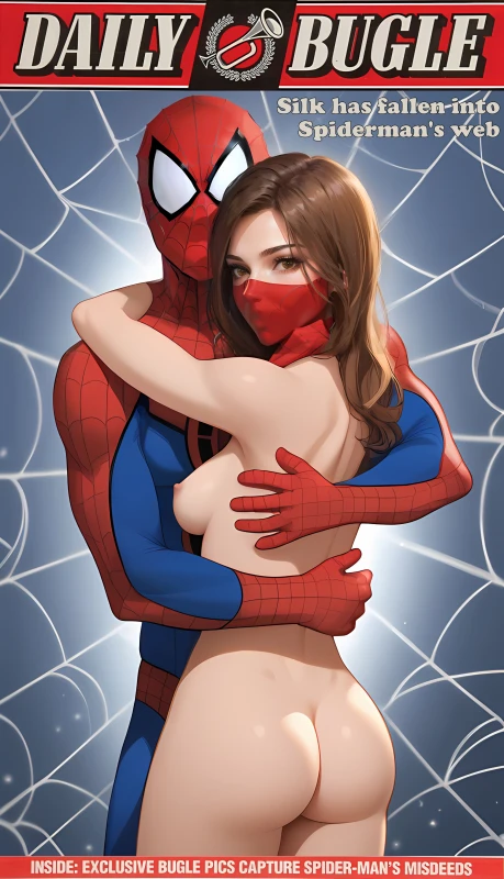 cindy moon,peter parker,silk (marvel),spider-man