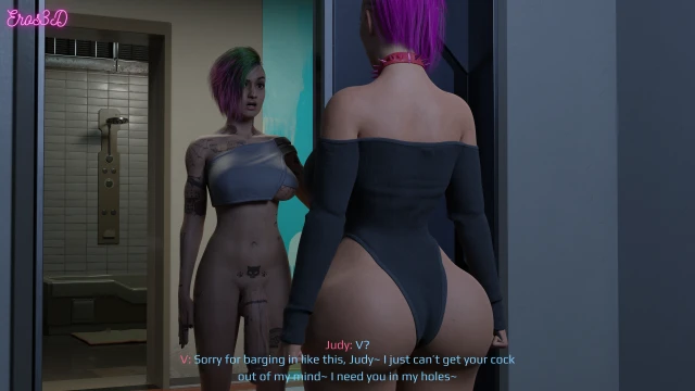evelyn parker,judy alvarez,v (cyberpunk 2077),valerie (cyberpunk 2077)