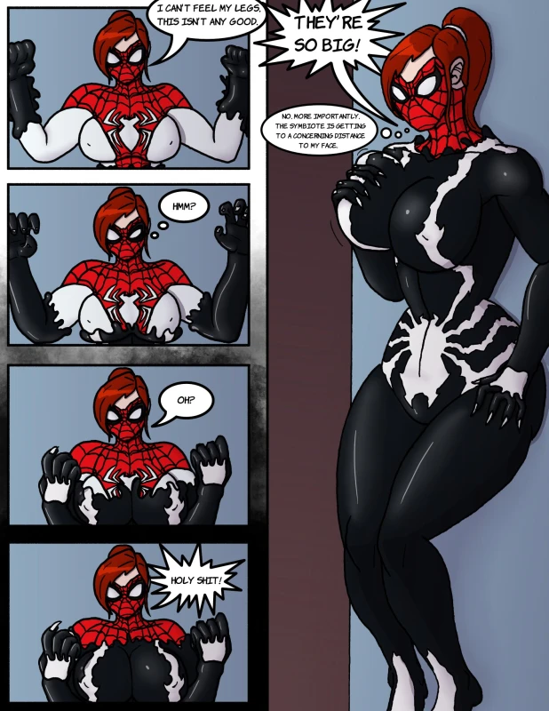 mary jane watson,she-venom,spinneret (mary jane watson),venom,venom (marvel)