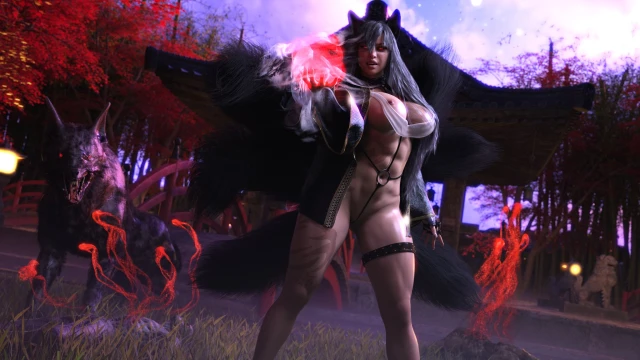 original character,six-tailed okami,tamara (ascension)
