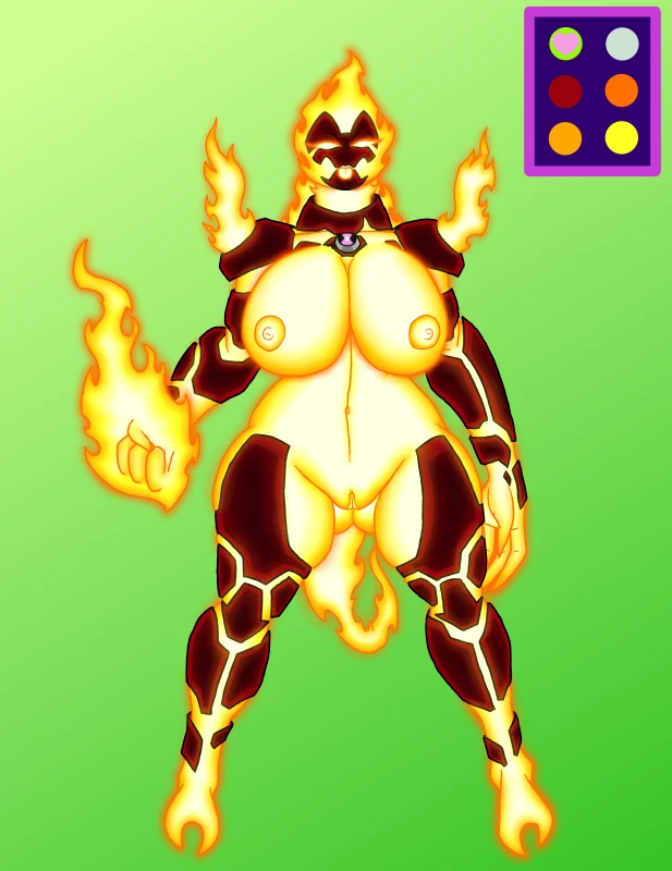 brenda 10000,brenda tennyson,heatblast,pyronite