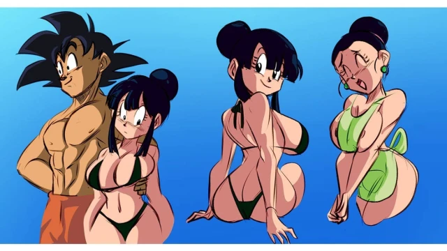 chichi,son goku