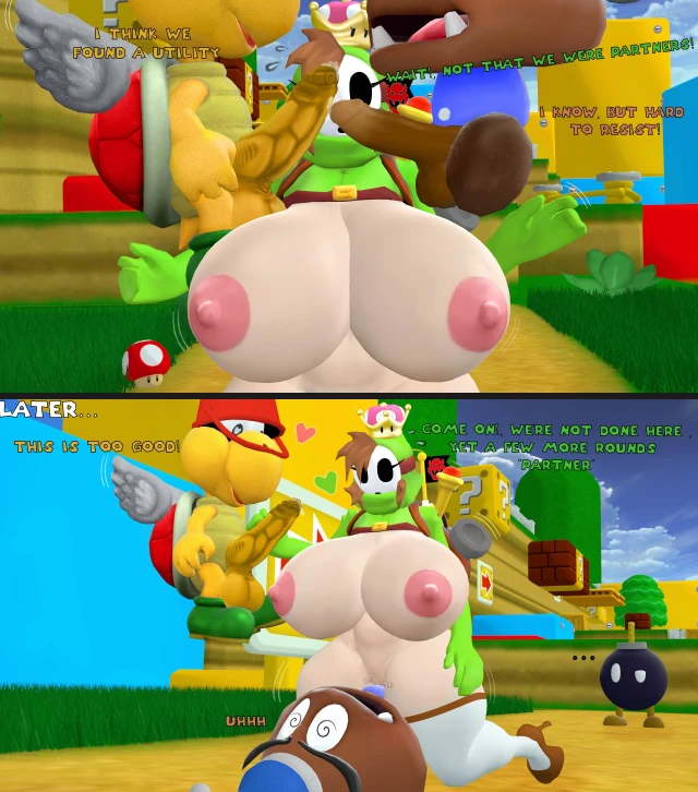 bob-omb,corporal paraplonk,goomba,paratroopa,private goomp,sergeant guy,shy gal,shy guy,shyette