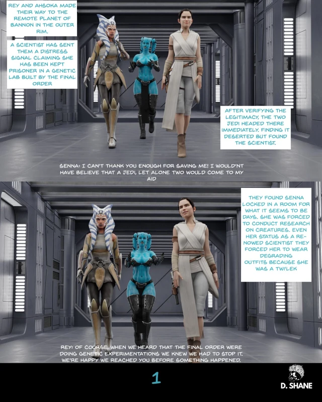 ahsoka tano,original character,rey,senna ghura,togruta,twi'lek