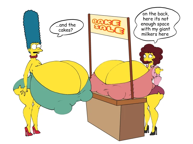 marge simpson,maude flanders