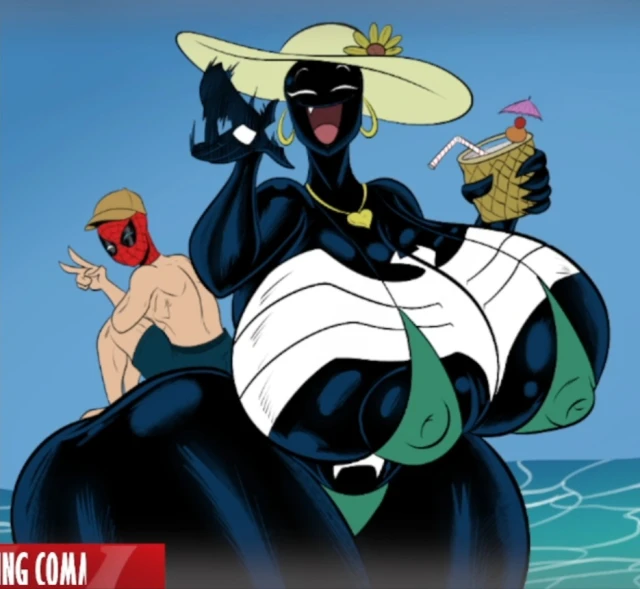 peter parker,she-venom,she-venom (ameizing lewds),spider-man,venom,venom (marvel)