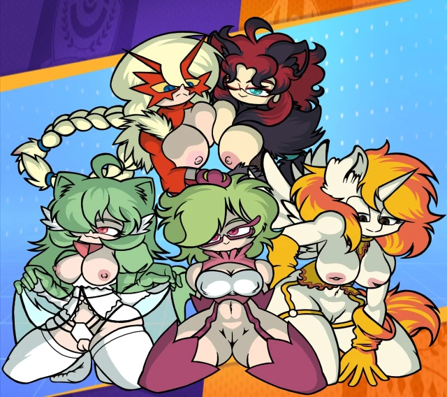blaziken,gardevoir,oc,pokemon (species),rapidash,tsareena,zoroark