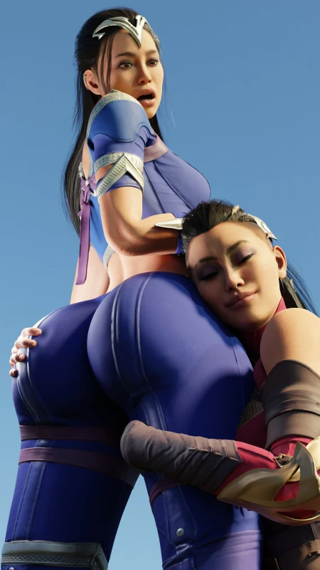 kitana,mileena