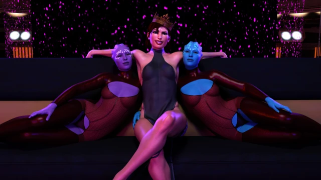 asari,commander shepard,femshep