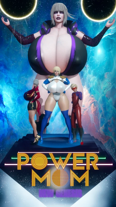 flip powers,original character,original characters,power mom (supert),power-mom (pmng),starlust (pmng)