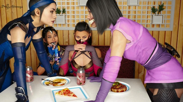 kitana,mileena