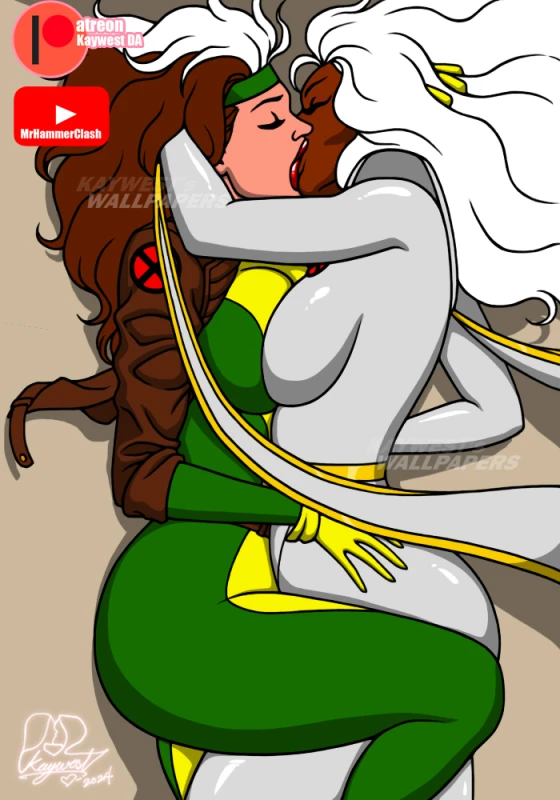 anna marie,ororo munroe,rogue (x-men),storm (x-men)