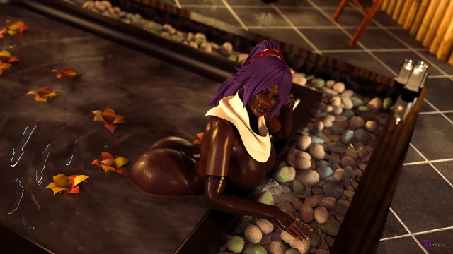 original character,reika (rev3d),shihouin yoruichi (cosplay)