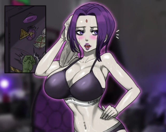 beast boy,garfield logan,rachel roth,raven (dc)