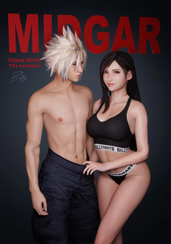 cloud strife,tifa lockhart
