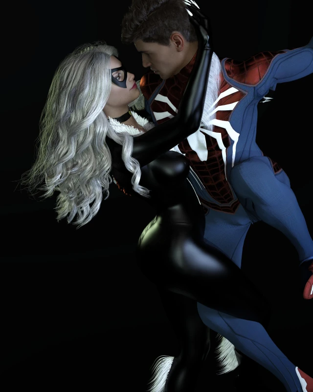black cat (marvel),felicia hardy,peter parker,spider-man