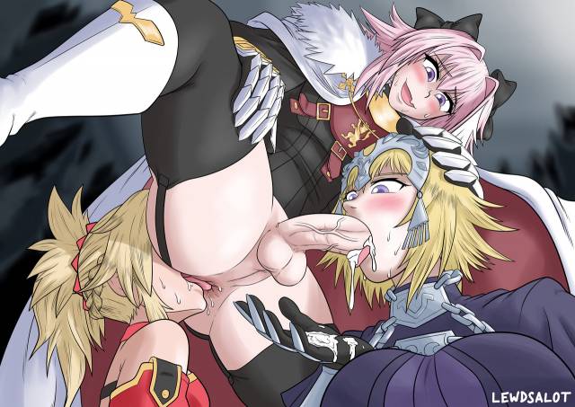 astolfo+astolfo (fate)+jeanne d'arc (fate)+jeanne d'arc (fate) (all)+joan of arc+mordred+rider+rider of black+saber+saber of red