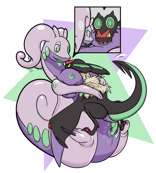 goodra+noivern+original character+thrust