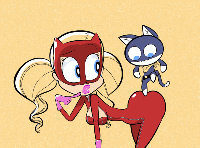 morgana+morgana (persona 5)+takamaki anne