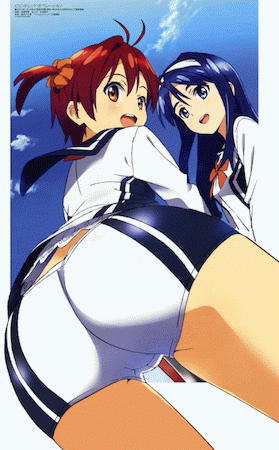 futaba aoi (vividred operation)+isshiki akane