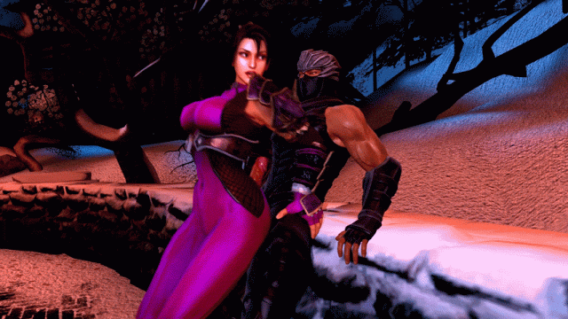 ryu hayabusa+taki (soulcalibur)